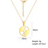 Lemegeton Stainless Steel Music Necklace Pendant for Women